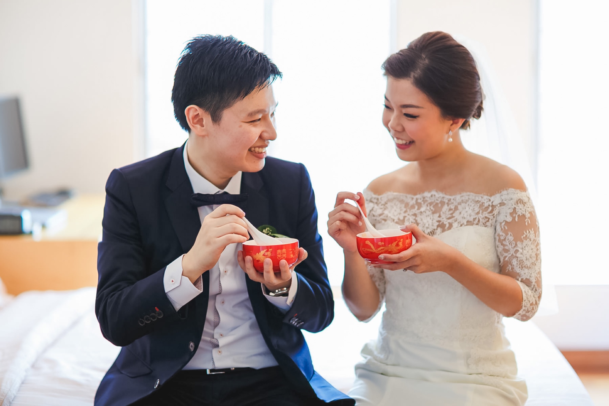 AJ & Jie He wedding photo