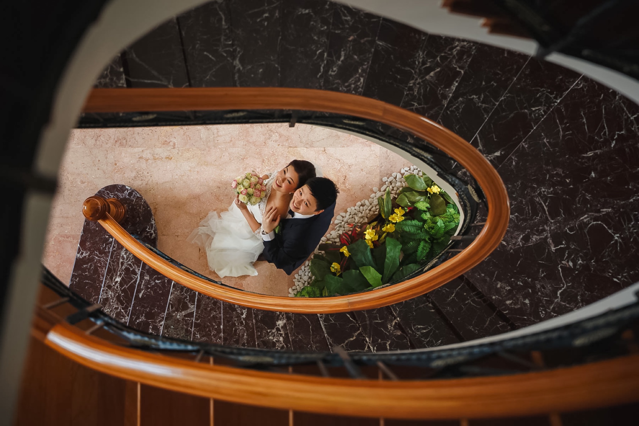 AJ & Jie He wedding photo