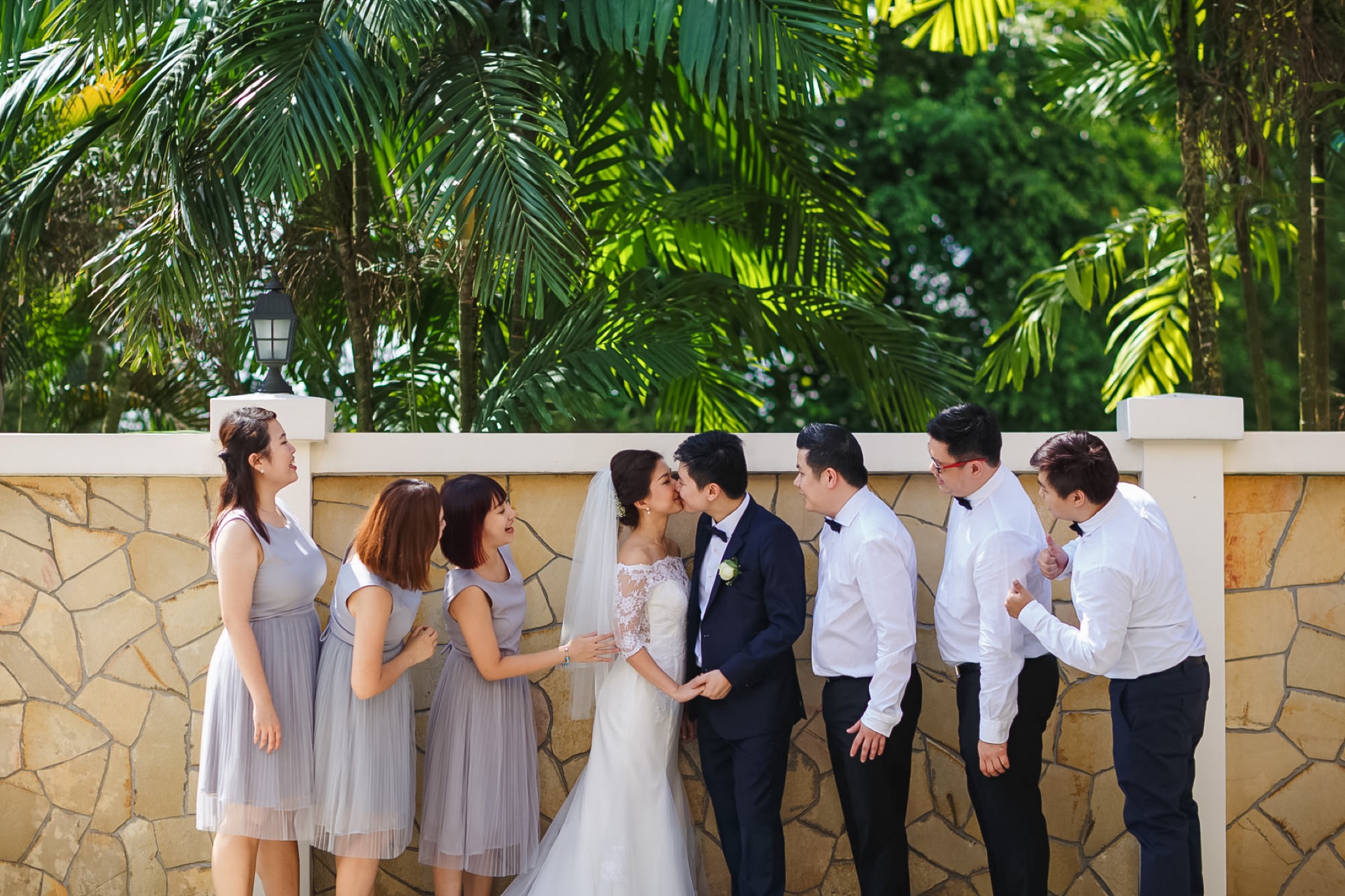 AJ & Jie He wedding photo
