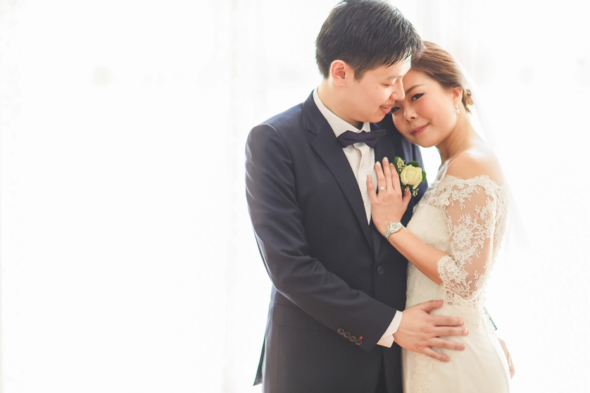 AJ & Jie He wedding photo